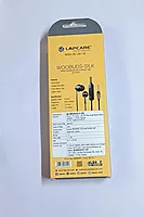 Lapcare Woobuds IV LBD‑204 Wired Earbuds with Mic | 10 mm Driver for Deep Bass, Tangle‑Free Cable (≈1.2 m), Soft Silicone Tips & 3.5 mm Jack – Music & Calls