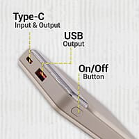 ZEBRONICS MW65 Wireless Power Bank, 10000 mAh, Rapid Charge, Built-in Wireless Charging Pad, Outputs - 22.5W Wired | 15W Wireless, Type C PD, LED Indicator