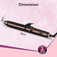 AGARO 4 in1 hair Straightener,Wavy Hair, Crimper, Curler, Hair Styler, Keratin Infused Ceramic Coated Plate