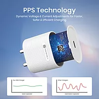 Portronics Adapto 35G 35W GaN Charger – 1 Type-C Port, No Cable Included