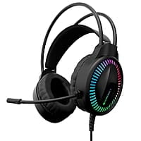 ZEBRONICS New Launch Blitz C Dolby Atmos Gaming Over Ear Headphone, 50Mm Neodymium Drivers, Padded Headband, Lightweight & Comfortable, RGB Lights, Flexible Mic, Type-C Connector,