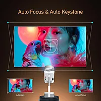 Portronics Beem 550 POR-2314 LED Projector – 6000 Lumens | Full HD 1080p | Android | White