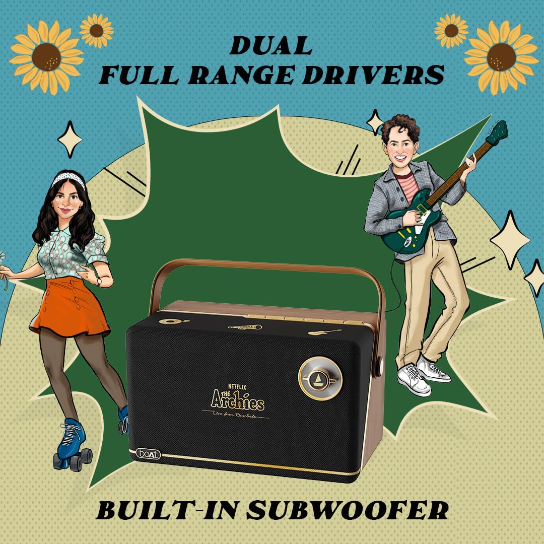 boAt Stone Majestic Black Jukebox