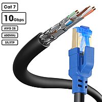Uport CAT-7 Patch Cord 1.5M – Ultra High Speed, Shielded for optimal performance, supports up to 10Gbps, perfect for gaming and streaming, durable design, ideal for home and office use.