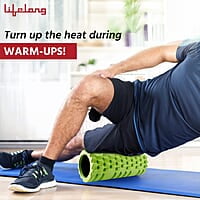 Lifelong Foam Roller for Exercise Gym- Deep Tissue Body Massage Roller for Back Pain, Neck & Knee Pain Relief