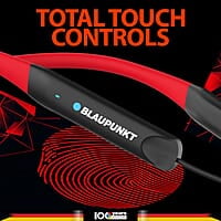 Blaupunkt Newly Launched BE120 Touch Wireless in Ear Neckband with Multi-Touch Control I Auto Magnetic Off I Gaming Ready I 40H Playtime I Turbovolt Charging I Built-in Handsfree Calling