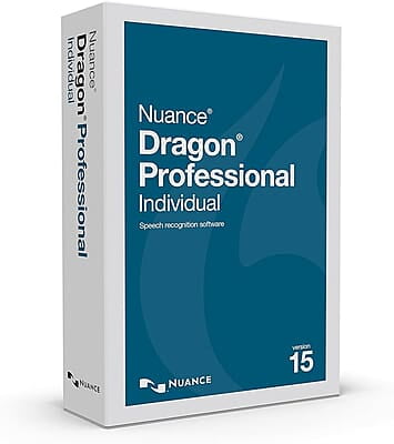 Dragon Naturally Speaking Professional 15 Individual ESD + (with Microphone - Andrea NC-125 Wired Mono Headset) (For Microsoft Windows 7/ 8 / 10)