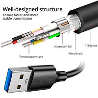 UPORT USB 3.0 Male to Male Cable 1.5M - High-speed data transfer, durable design, compatible with various devices. Ideal for connecting printers, external drives, and more. Plug and play convenience.