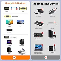 Techie HDMI to VGA Cable 1.8M (TCHV2)