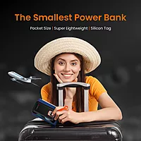 Portronics 2086 AMPBOX 27000mAh Power Bank – 65W PD Fast Charge | Laptop Compatible | Black