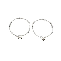 Silver Anklets for women/kolusu