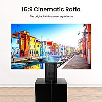 Portronics Beem 410 Smart LED Projector – 1080p Full HD, WiFi, Compact & Portable | Vibrant Colors, Easy Connectivity | Ideal for Home Theater, Gaming & Presentations