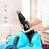 MILTON Shine 800 Stainless Steel Water Bottle, 700 ml Single walled  Leak Proof
