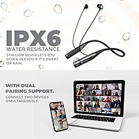 Just Corseca Stallion Wireless Neckband – BT 5.0 | 100H Playtime | Dual Pairing