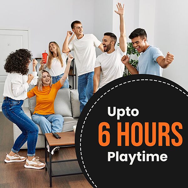 Portronics POR 2854 Breeze 7 15W Bluetooth Speaker – BT 5.4  RGB  TWS  HF Calling  Black