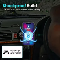 Portronics Mogun 4 Magnetic Car Phone Holder – AC Vent Mount | 360° Rotation | Strong Grip | Black