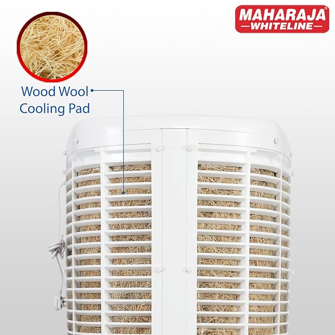 Maharaja White line Glacio Prime 65, Desert Air Cooler 65 Liter, Wood Wool Pads