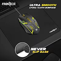 Frontech DRAGON WARRIOR KB-0038P – RGB backlit USB gaming keyboard with mechanical feel, anti-ghosting & durable build. Designed for gamers.