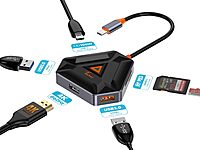 Techie 6 in 1 Type C Hub - HUBTC4