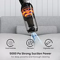 Portronics Mopcop 3 Cordless Vacuum Cleaner – Black: Lightweight, powerful suction, perfect for quick clean-ups. Sleek design, easy to maneuver.