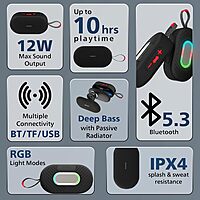 Philips TAS1400BK Portable Speaker (Black)