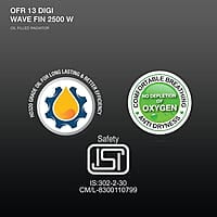 Havells Digital OFR 13 Wave Fin 2500 Watt Oil Filled Radiator