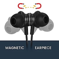 ZEBRONICS Zeb-Slinger in Ear Wireless Neckband Earphone Supporting Bluetooth 5.0, Up to 12 Hours Playback, Voice Assistant, for All iPhones/Smartphones/Tablets