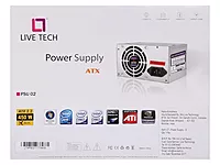Open Box Live Tech 450 Watt Economic Series Power Supply Model PS450W (SMPS ) PSU 02 (PS)