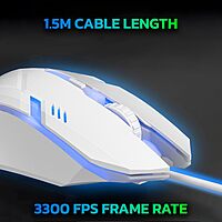 Ant Esports GM46 Gaming Mouse (White)