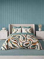 Flux Aquifer Elemental DDecor Bed Sheet