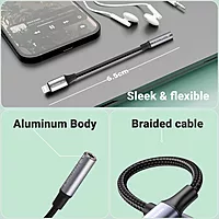 Zebronics LTAUX10 Lighting to Aux Converter