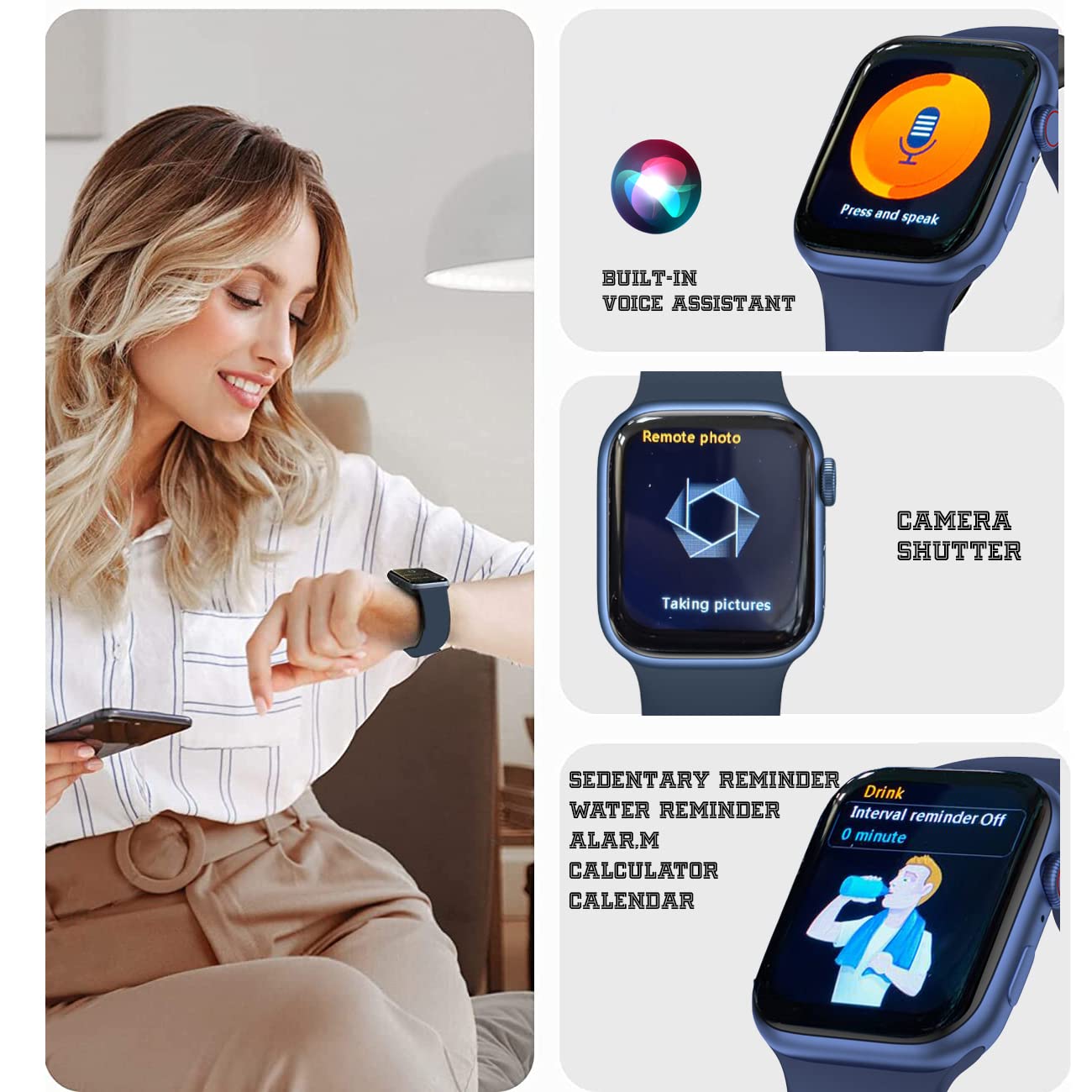 ZOOOK Agile Smartwatch Blue