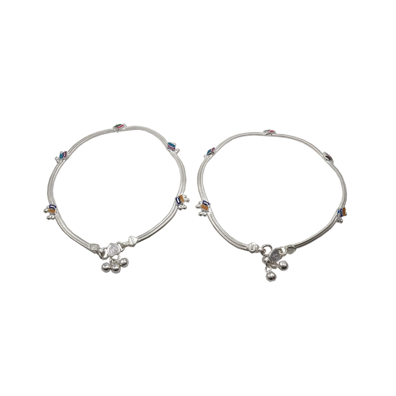 Silver Women Anklets/Kolusu/Payal