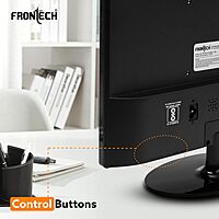 Frontech 15.4 Inch LED Monitor (MON-0068) – HD 1280×800 Display | 60Hz Refresh Rate | HDMI & VGA Ports | 16.7M Colors | Slim Stylish Design | Built-in Power Supply | Wall Mountable