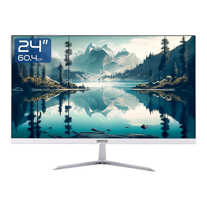 GEONIX 24 Inch IPS Computer Monitor Full HD 1920x 1080 Monitor