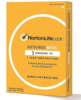 Norton Antivirus Basic (Free upgrade to Plus) - (1 device) - (1 yr) ESD (TSL)