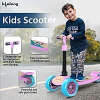 Lifelong LLKS03 Foldable Kick Skating Cycle Skate Scooter for Kids(Max User Weight: 50Kg)
