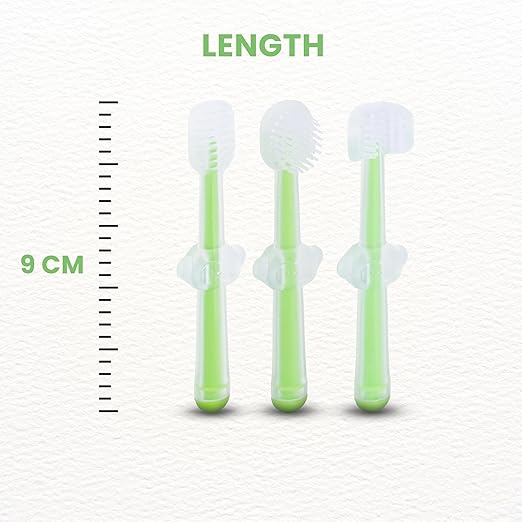 Baby Toothbrush 3 In 1 Silicone Toothbrush Set for Infants and Toddlers Baby Toothbrush 3 In 1 Silicone Toothbrush Set for Infants and Toddlers