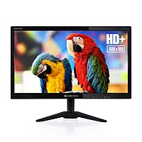 Zebronics ZEB-A20HD 19.5 Inch LED Monitor – HD+ 1600×900 | 60Hz Refresh Rate | 300 Nits Brightness | HDMI & VGA Dual Input | Slim Glossy Design | Wall Mountable | Black