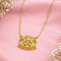 Gold Plated Peacock Pendant for Women & Girls | Handcrafted Traditional Dollar Pendant