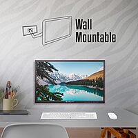 Zebronics ZEB-19HD 18.5" HD LED Monitor – HDMI/VGA, sleek design, vibrant colors, perfect for gaming and office use, energy-efficient, adjustable brightness, compact size, reliable performance.