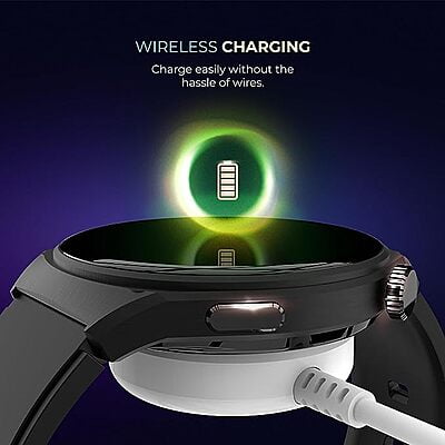 beatXP Vega X 1.43" (3.6 cm) Super AMOLED Display, One-Tap Bluetooth Calling Smart Watch beatXP Vega X 1.43" (3.6 cm) Super AMOLED Display, One-Tap Bluetooth Calling Smart Watch