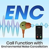 ZEBRONICS Yoga N3 with 46 Hours Backup,Bluetooth V5.2 Wireless Neckband,Enc Calling,Gaming Mode (Upto 50Ms),Voice Assistant,Dual Pairing,Splash Proof&Type C in-ear