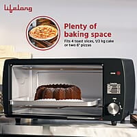 Lifelong OTG 9 Litre - Electric Oven Toaster Griller for Kitchen, Contant Temp - 1100W