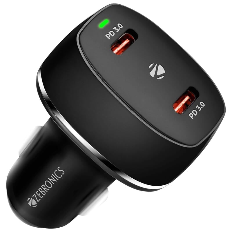 Zebronics CC60 Car Charger 60W Zebronics CC60 Car Charger 60W