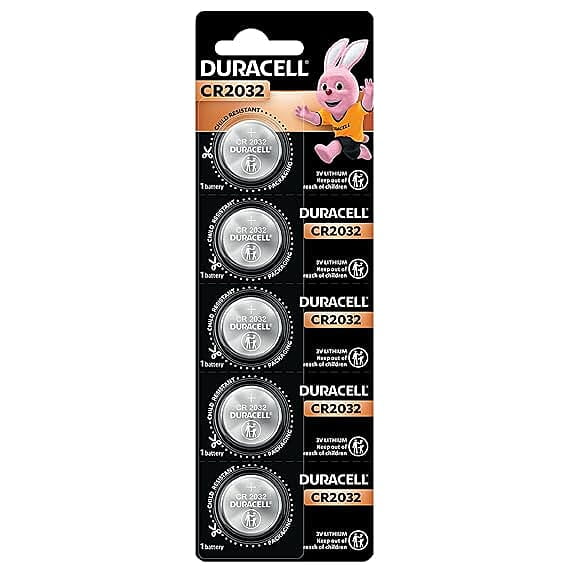 Duracell CR2032 Lithium Coin Battery 3V, Suitable for use in keyfobs, Scales, wearables and Medical Devices Duracell CR2032 Lithium Coin Battery 3V, Suitable for use in keyfobs, Scales, wearables and Medical Devices