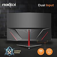 Frontech MON-0076 – 32" curved borderless monitor with immersive display, Full HD resolution, and sleek 80cm screen for enhanced viewing.