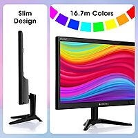 Zebronics ZEB-A20HD 19.5 Inch LED Monitor – HD+ 1600×900 | 60Hz Refresh Rate | 300 Nits Brightness | HDMI & VGA Dual Input | Slim Glossy Design | Wall Mountable | Black