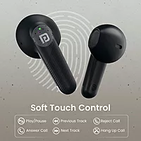 Portronics Twins S18 – TWS Earbuds, 30H Playtime, Black. Enjoy seamless connectivity, deep bass, and crystal-clear sound. Perfect for music lovers and on-the-go lifestyles. Grab yours now!