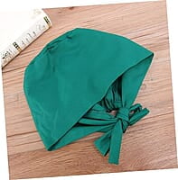 Surgical Green Cloth Surgeon Cap – Adjustable Cotton OT Cap
